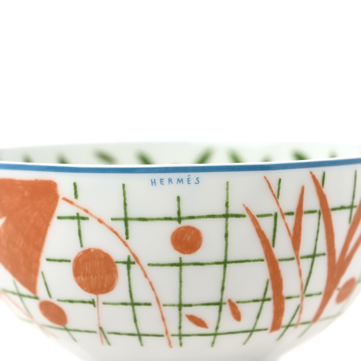 Hermes Porcelain A Walk In The Garden Bowl 6 of 6