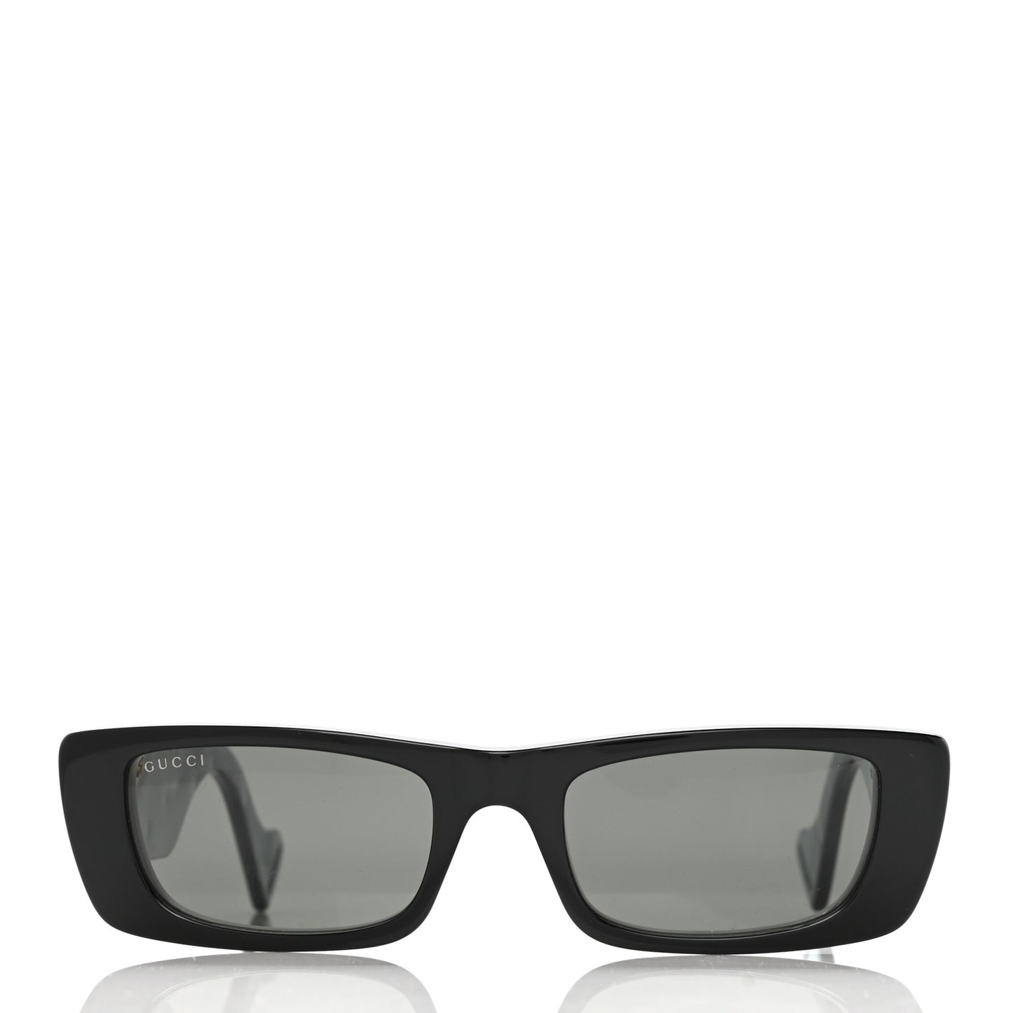 Acetate Rectangular Sunglasses GG0516S Black