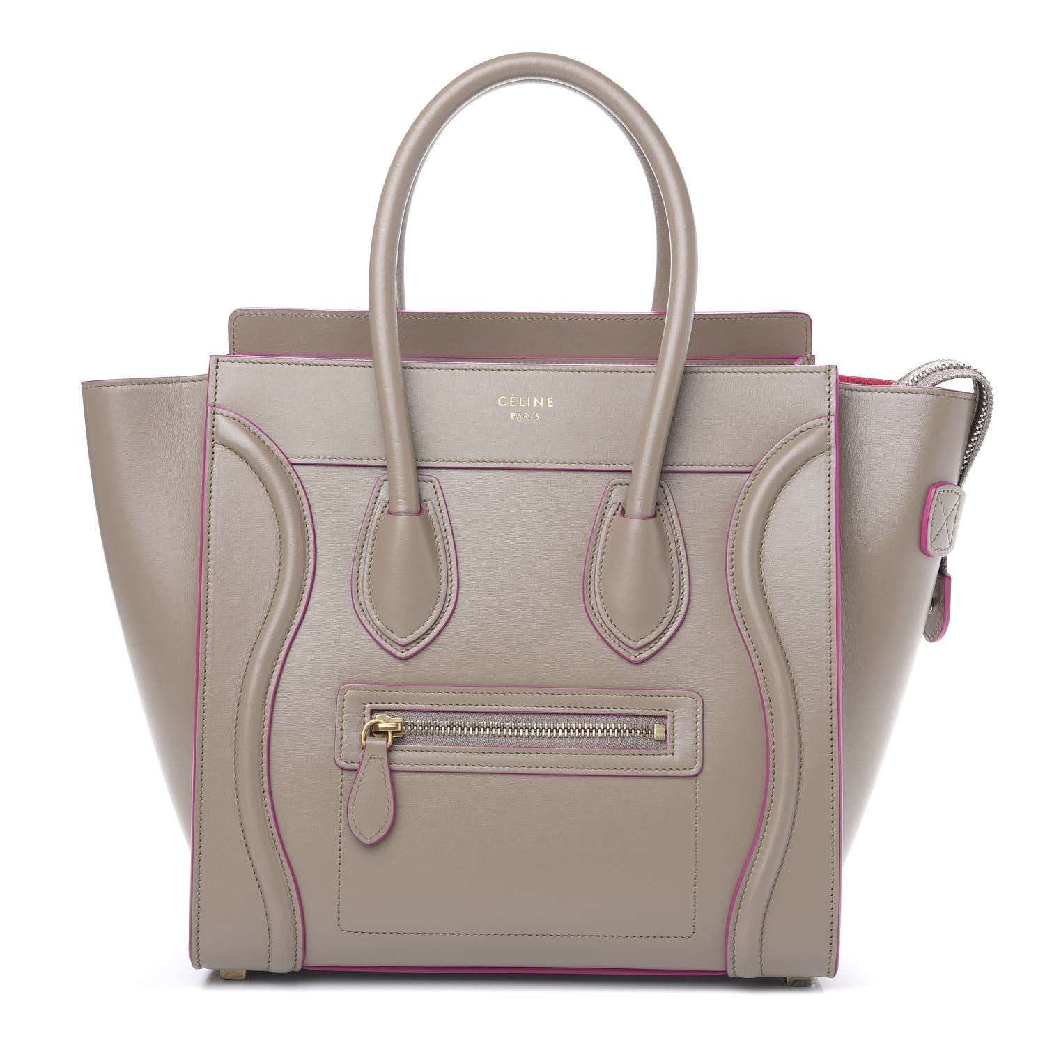 Celine Smooth Calfskin Mini Luggage Beige 1 of 9