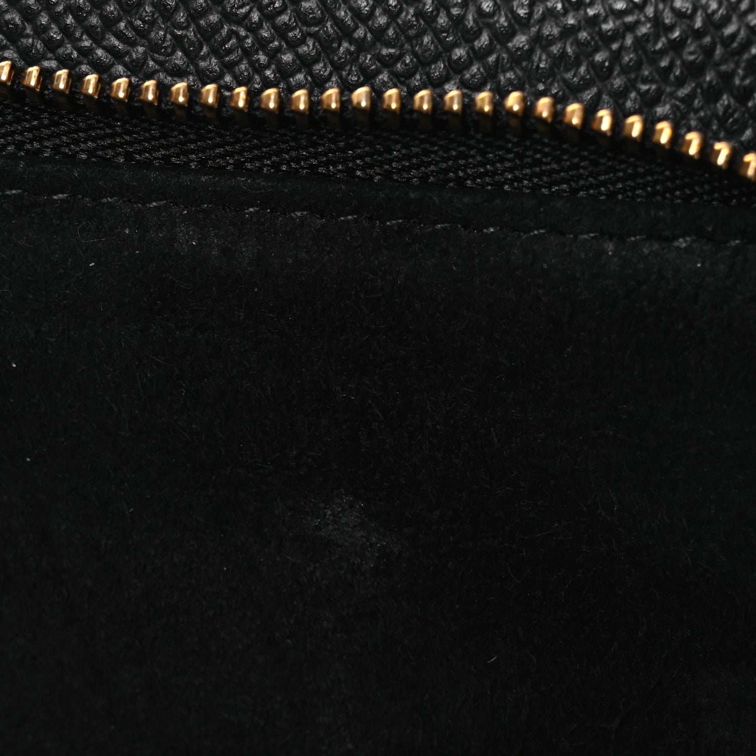 Christian Dior Grained Calfskin Caro Double Pouch Black 11 of 12