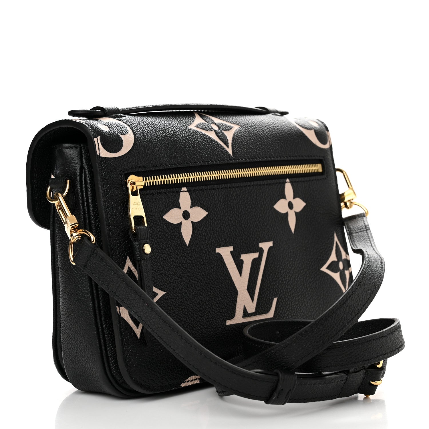 Louis Vuitton Empreinte Monogram Giant Pochette Metis Black Beige 3 of 10