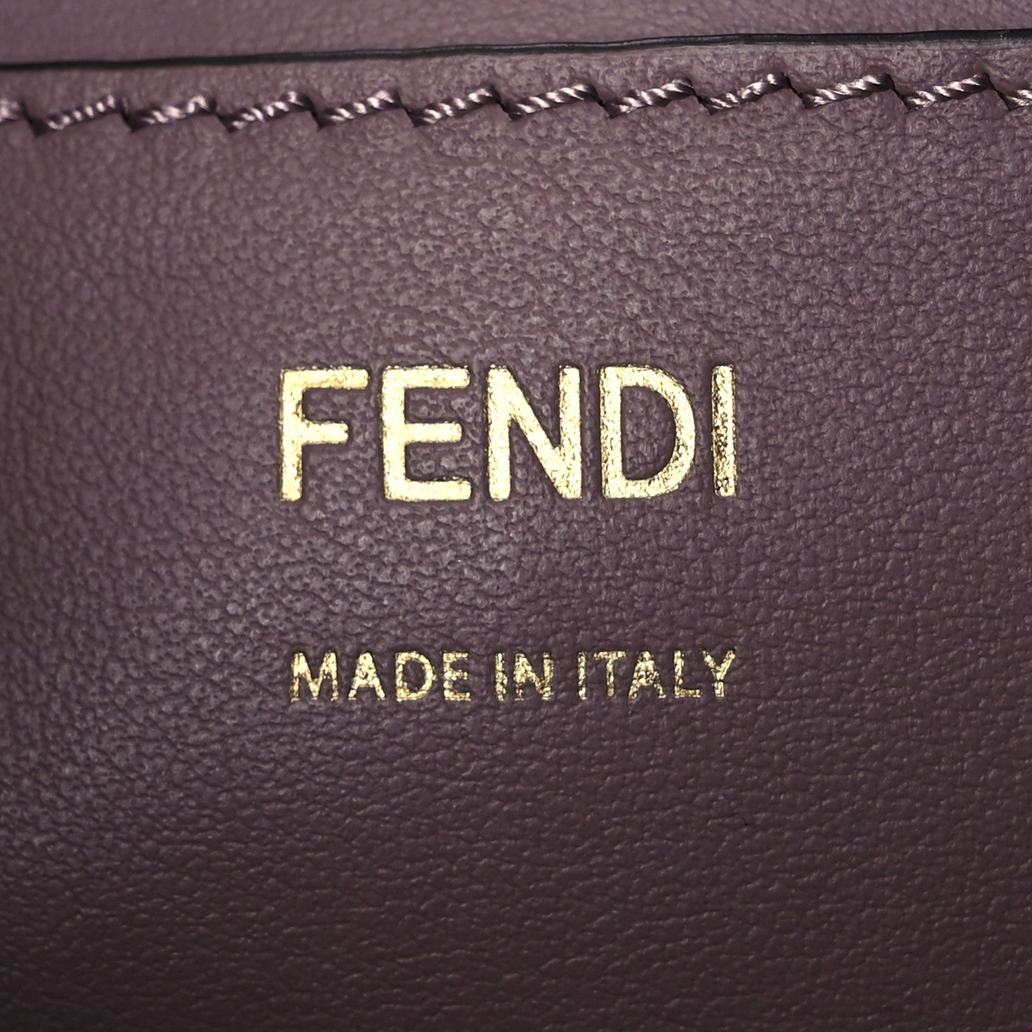 Fendi Velvet Jacquard FF Baguette Pouch Mauve Beige 6 of 11