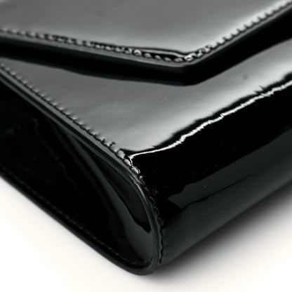Christian Louboutin Patent Vero Dodat Clutch Black 9 of 11