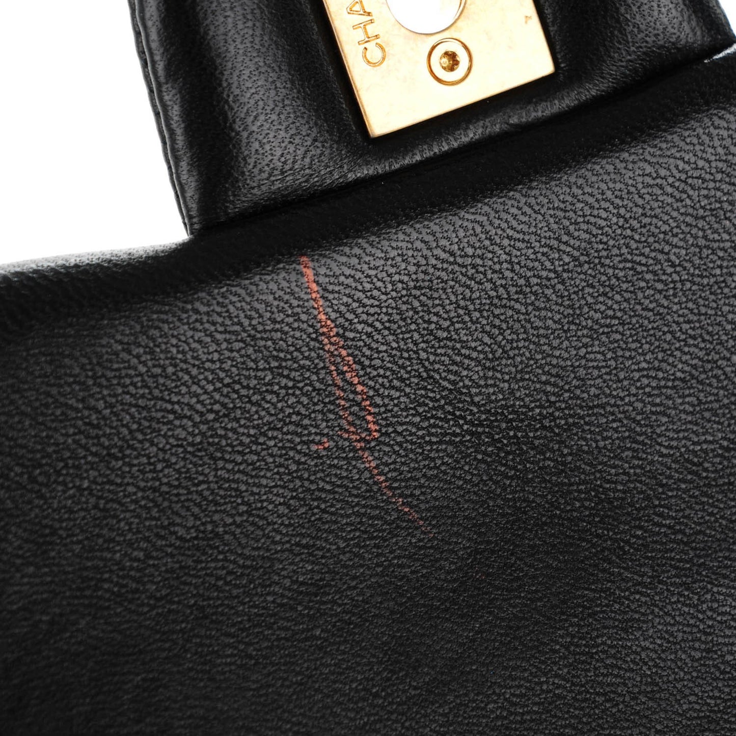 Lambskin Quilted Mini Studded Flap Black
