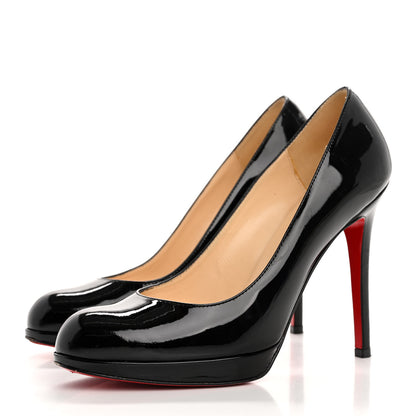 Christian Louboutin Patent Dolly 85 Pumps 37.5 Black 4 of 11