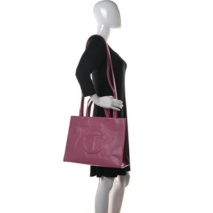 Telfar Vegan Leather Medium Shopping Bag Corned Beef 2 of 9