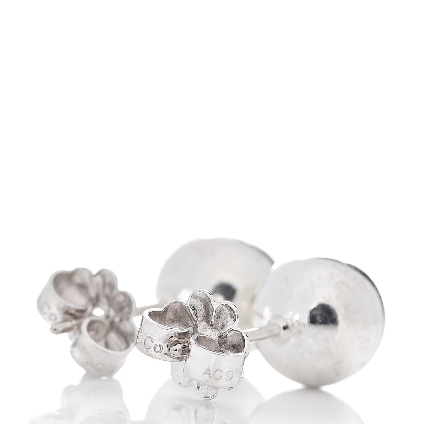 Sterling Silver 8mm HardWear Ball Earrings