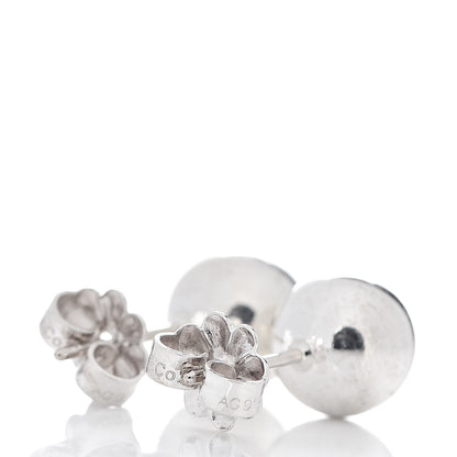 Tiffany Sterling Silver 8mm HardWear Ball Earrings 3 of 3
