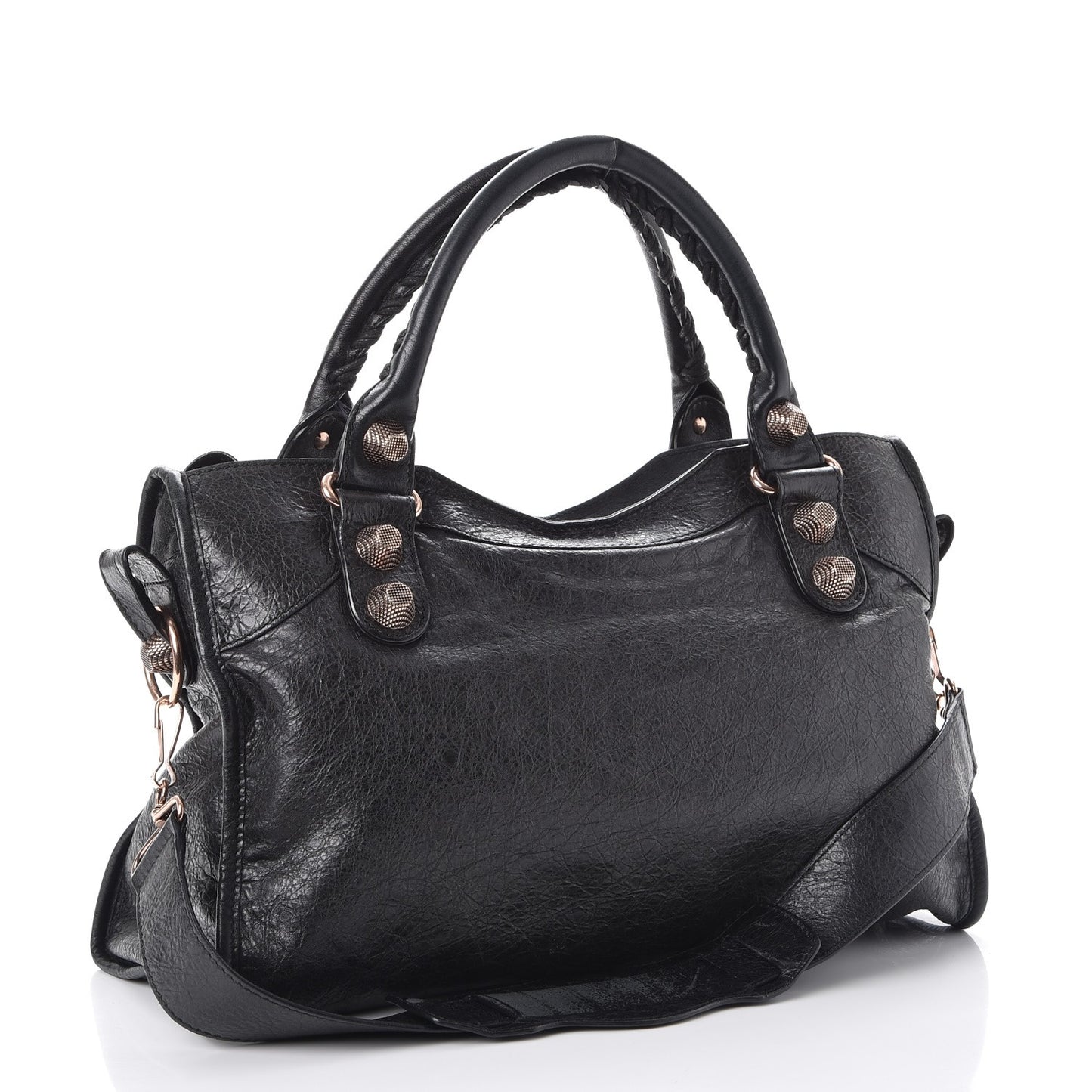 Agneau Giant 21 Rose Gold Hardware City Black