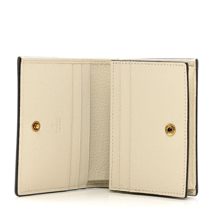 Gucci GG Supreme Monogram Web Queen Margaret Card Case Wallet Beige Mystic White 4 of 7