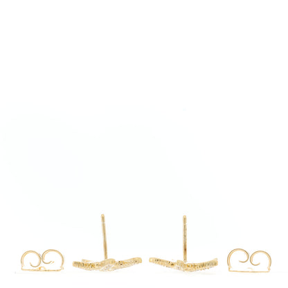 Temple St. Clair 18K Yellow Gold Diamond Sea Star Earrings 2 of 3