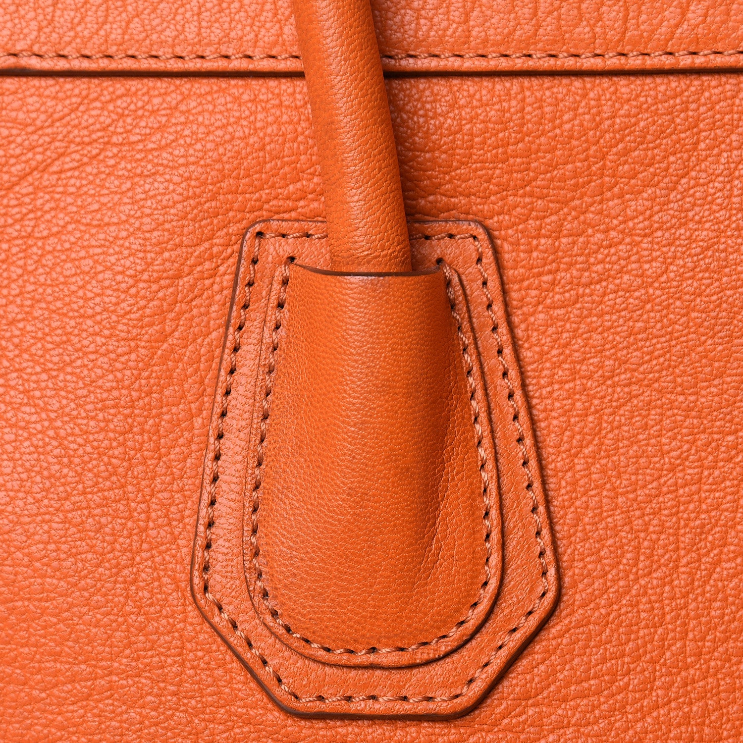 Givenchy Grained Goatskin Antigona Zippered Tote Orange 41 of 44