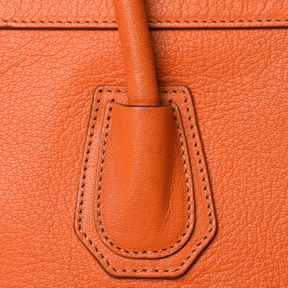 Givenchy Grained Goatskin Antigona Zippered Tote Orange 41 of 44
