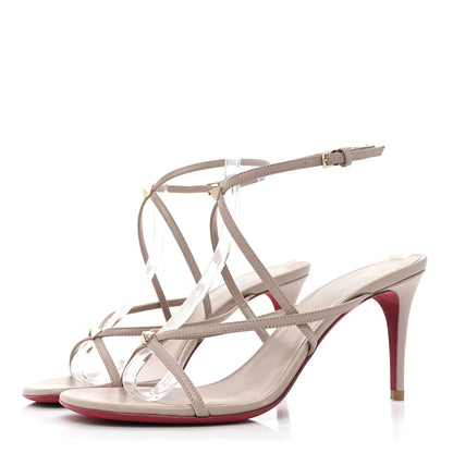 Valentino Garavani Calfskin Strappy Rockstud Ankle Strap Sandals 36 Rose Cannelle 3 of 9