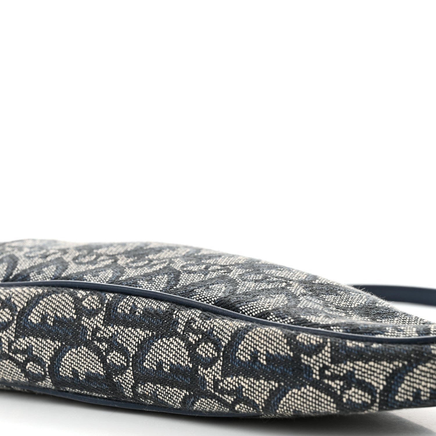 Christian Dior Monogram Mini Saddle Pochette Navy 10 of 12