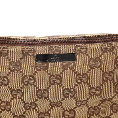 Gucci Monogram Boat Pochette Brown 10 of 11