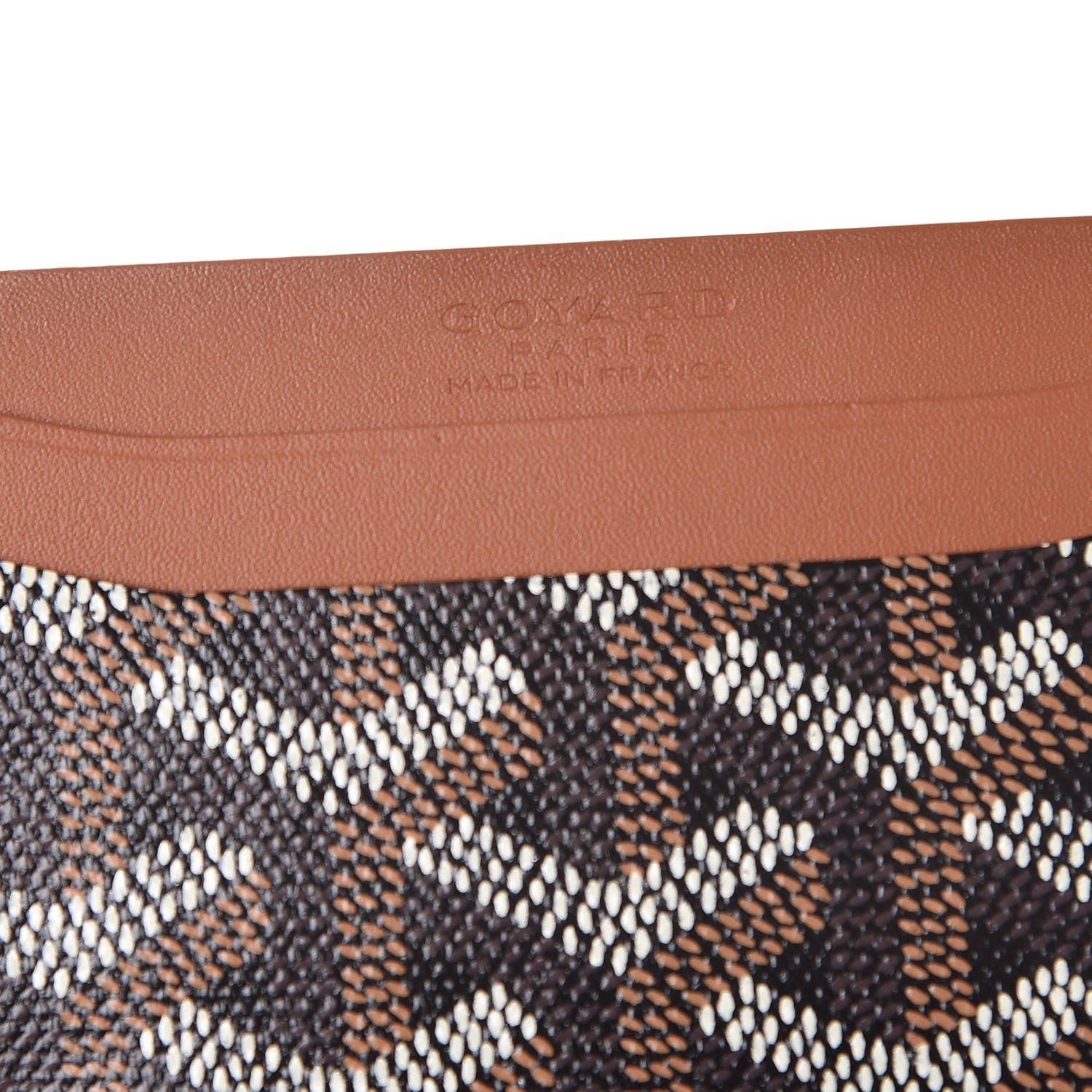 Goyard Goyardine Saint Sulpice Card Holder Black Gold 9 of 14