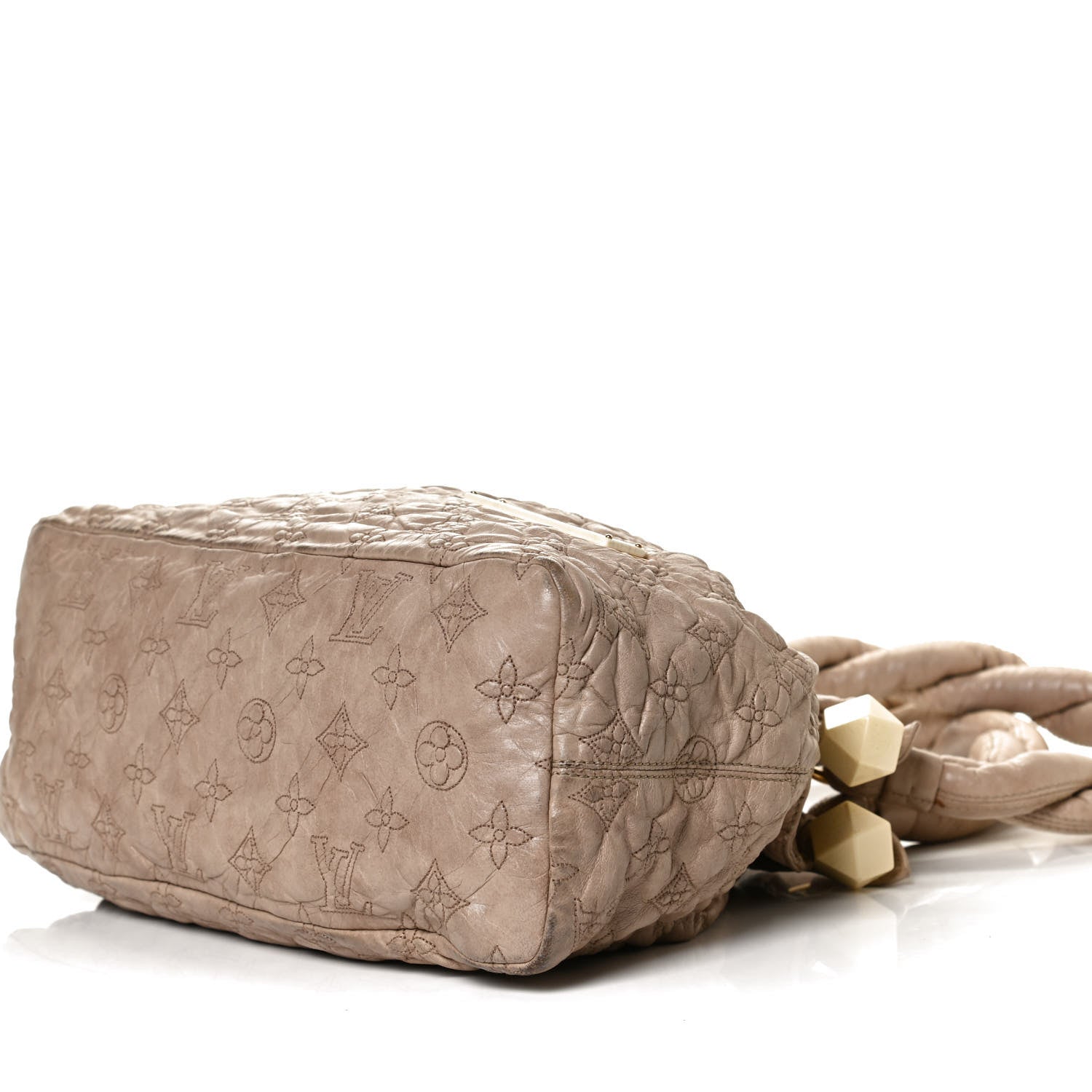 Louis Vuitton Lambskin Olympe Stratus PM Ecru 9 of 25