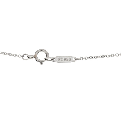 Tiffany Platinum Diamond Small Paper Flowers Pendant Necklace 5 of 5