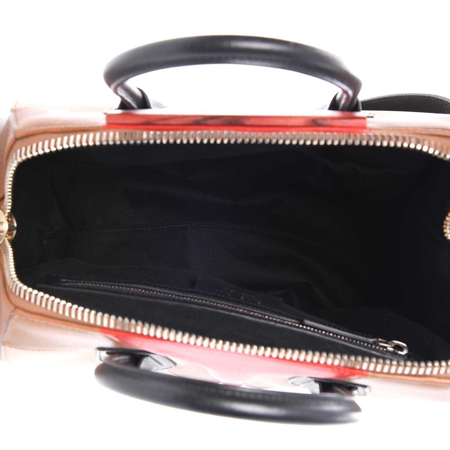 Givenchy Sugar Goatskin Medium Tri-Color Antigona Beige Brown Red 6 of 8