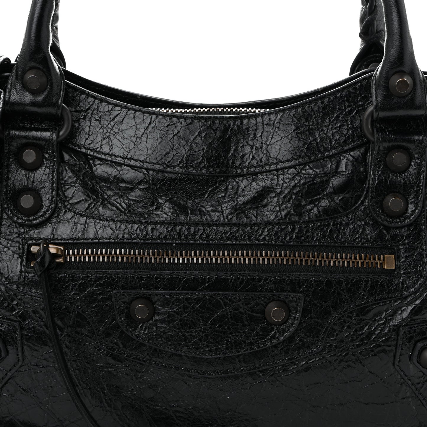 Agneau Arena Classic Hardware Le City First Bag Black