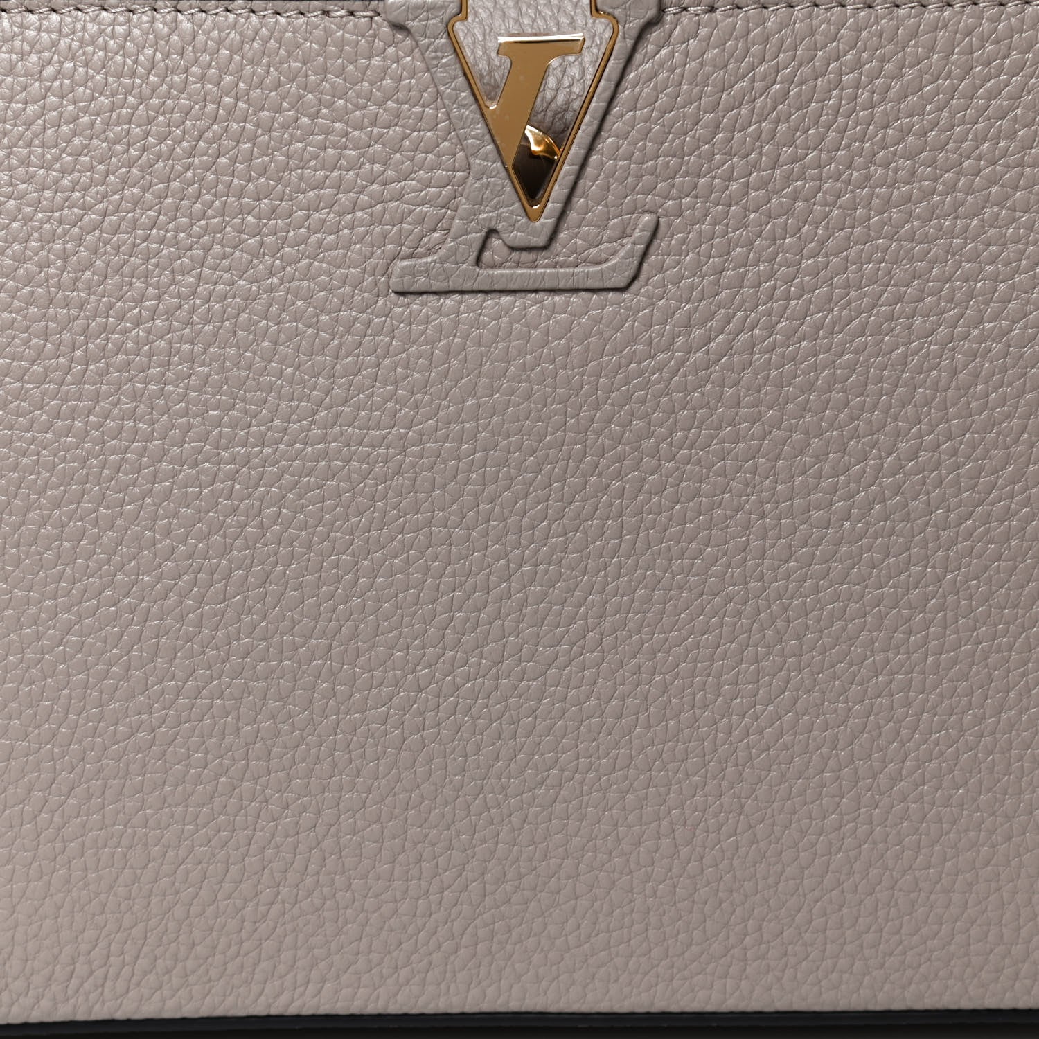 Louis Vuitton Taurillon Capucines BB Galet 7 of 9
