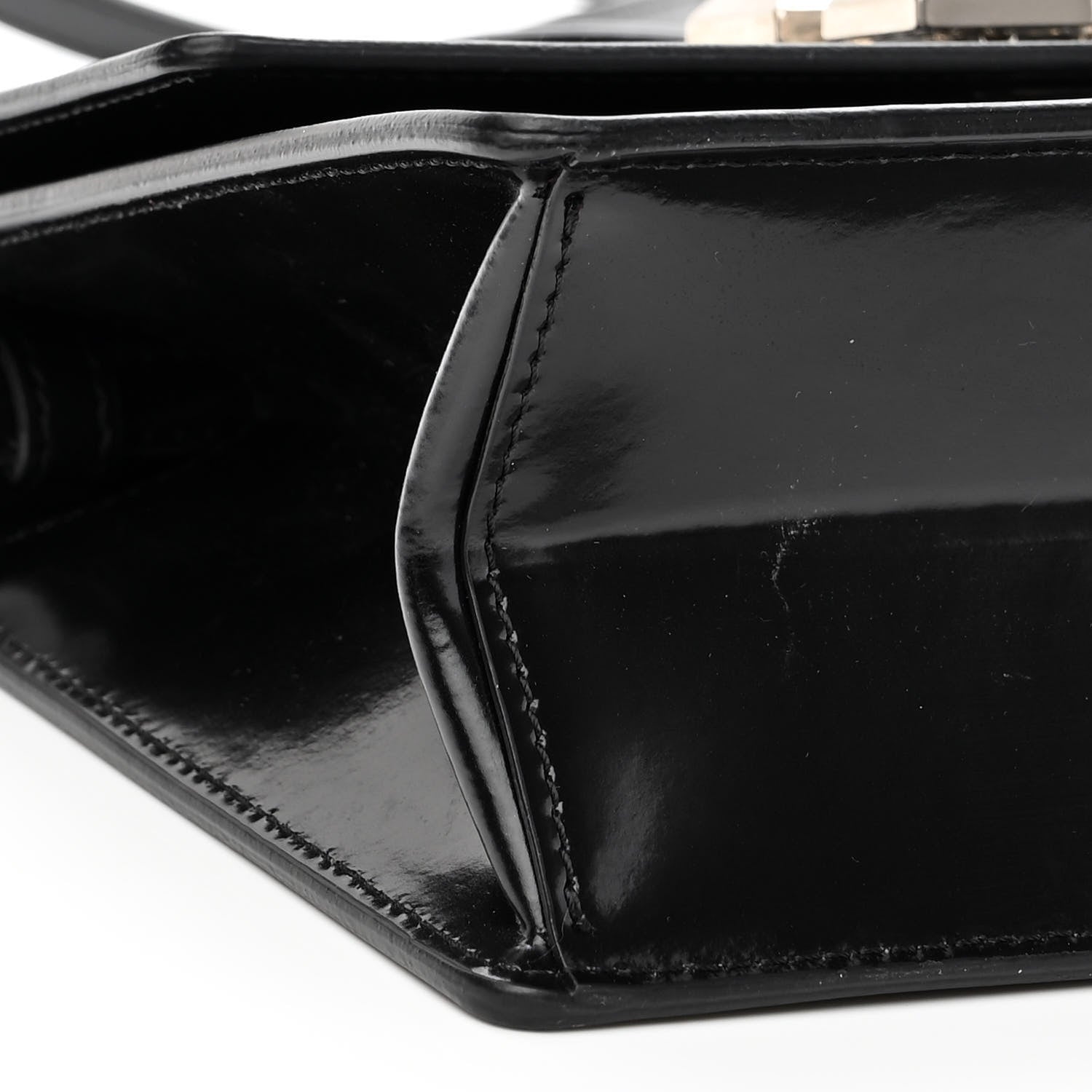 Off-White Calfskin Salary Jitney 1.4 Shoulder Bag Black 9 of 11