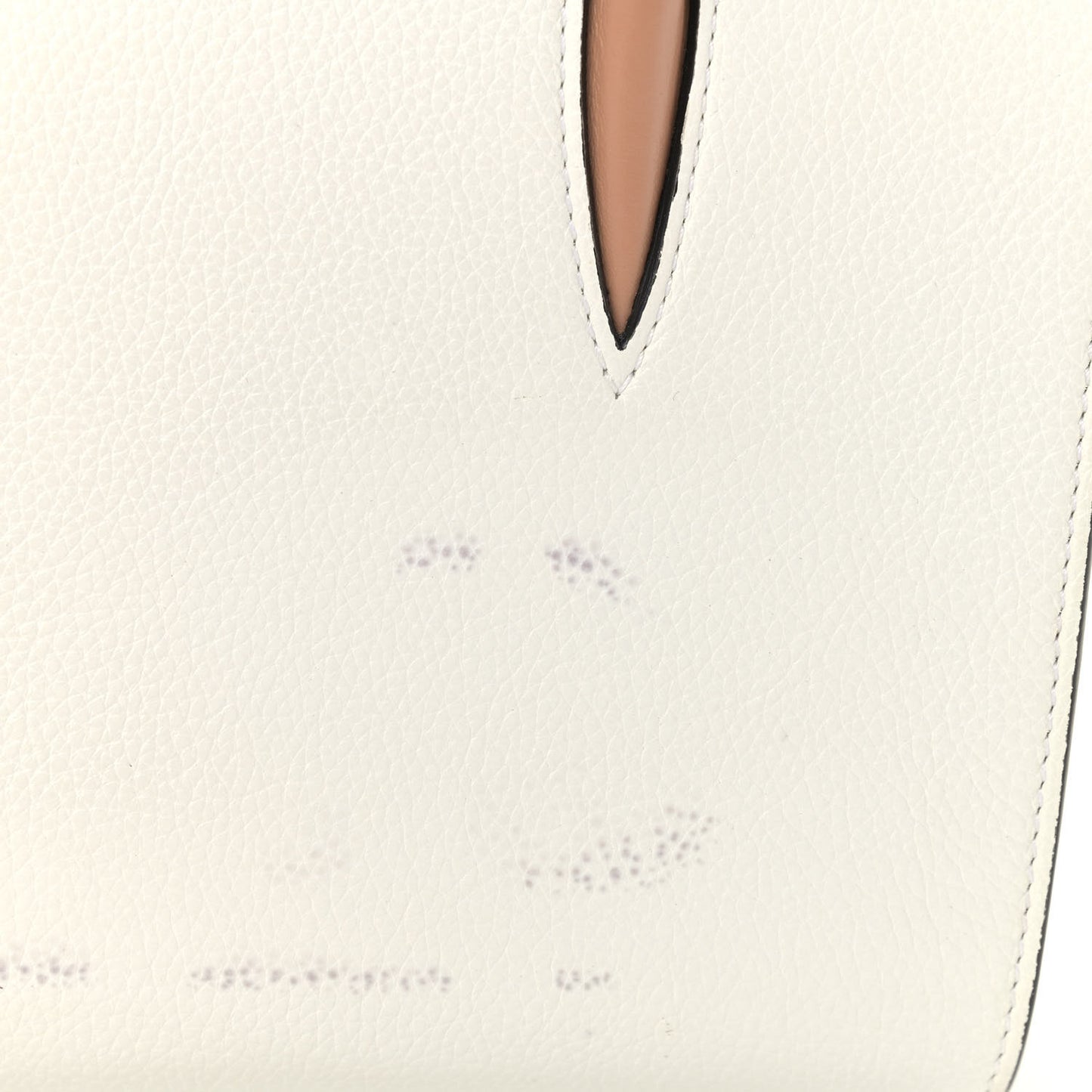 Calfskin Patent Studded Small Paloma White