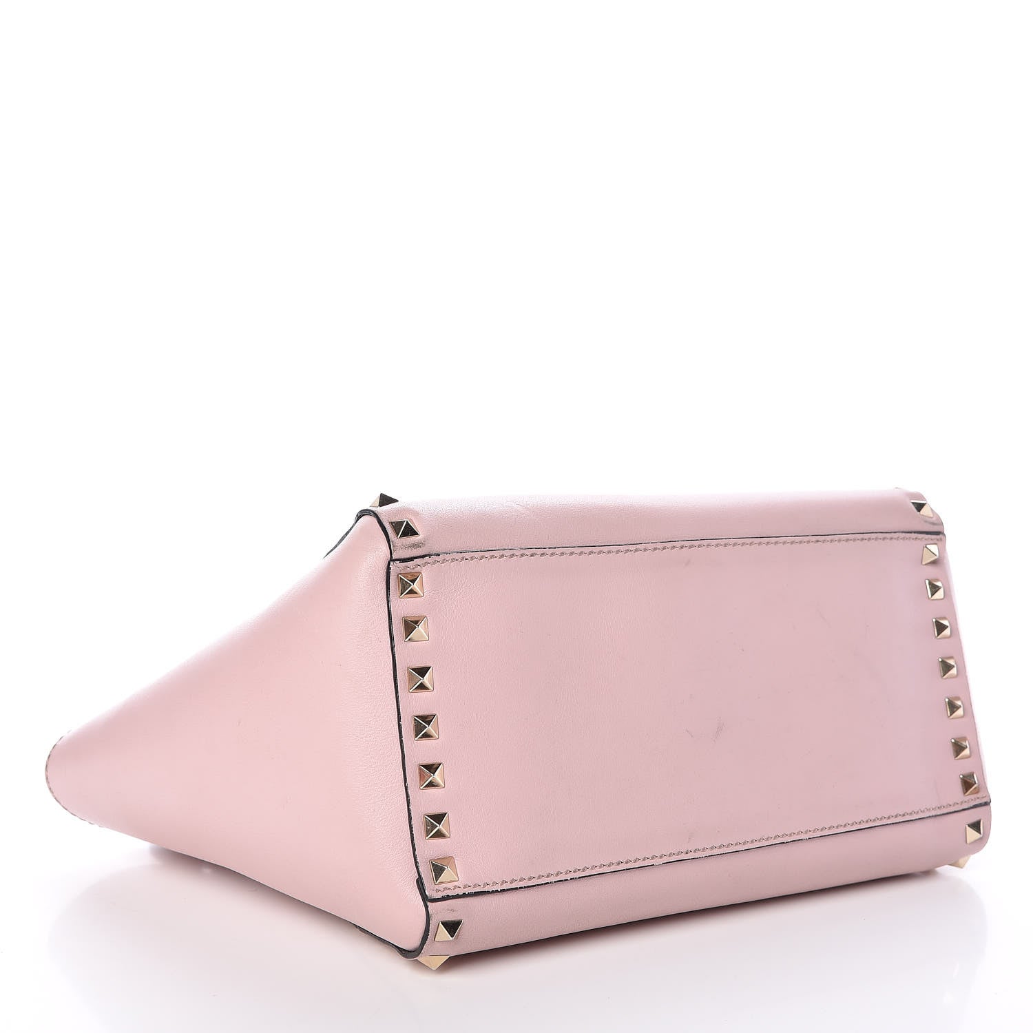 Valentino Garavani Vitello Small Rockstud Double Handle Tote Water Rose 4 of 17