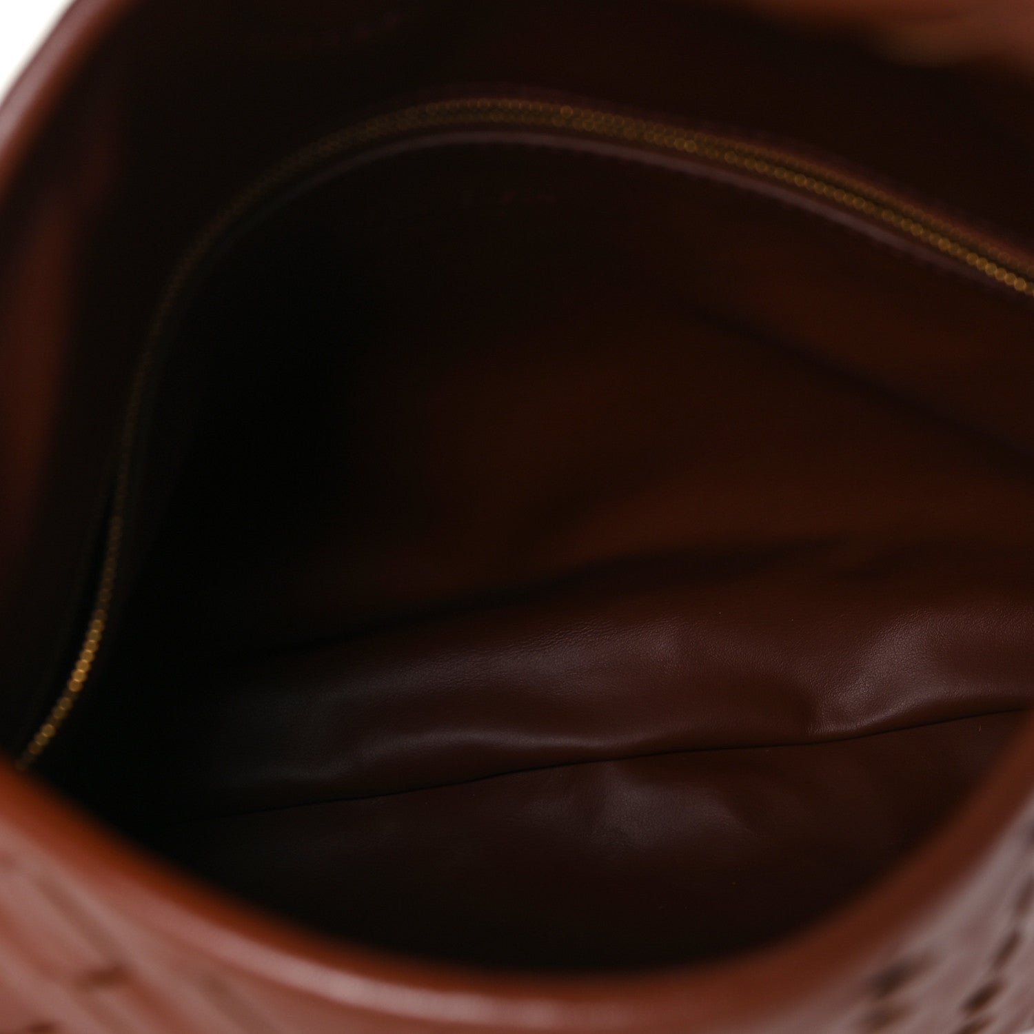 Bottega Veneta Calfskin Intrecciato Small Hop Sapele 1817348