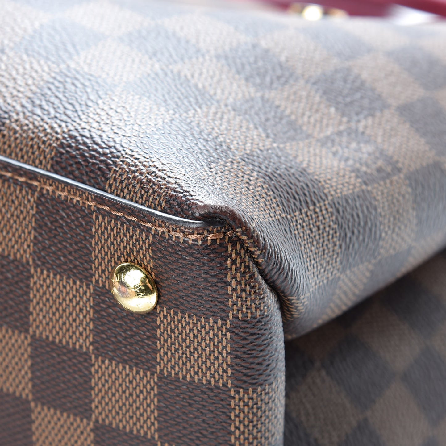 Damier Ebene LV Riverside Lie De Vin