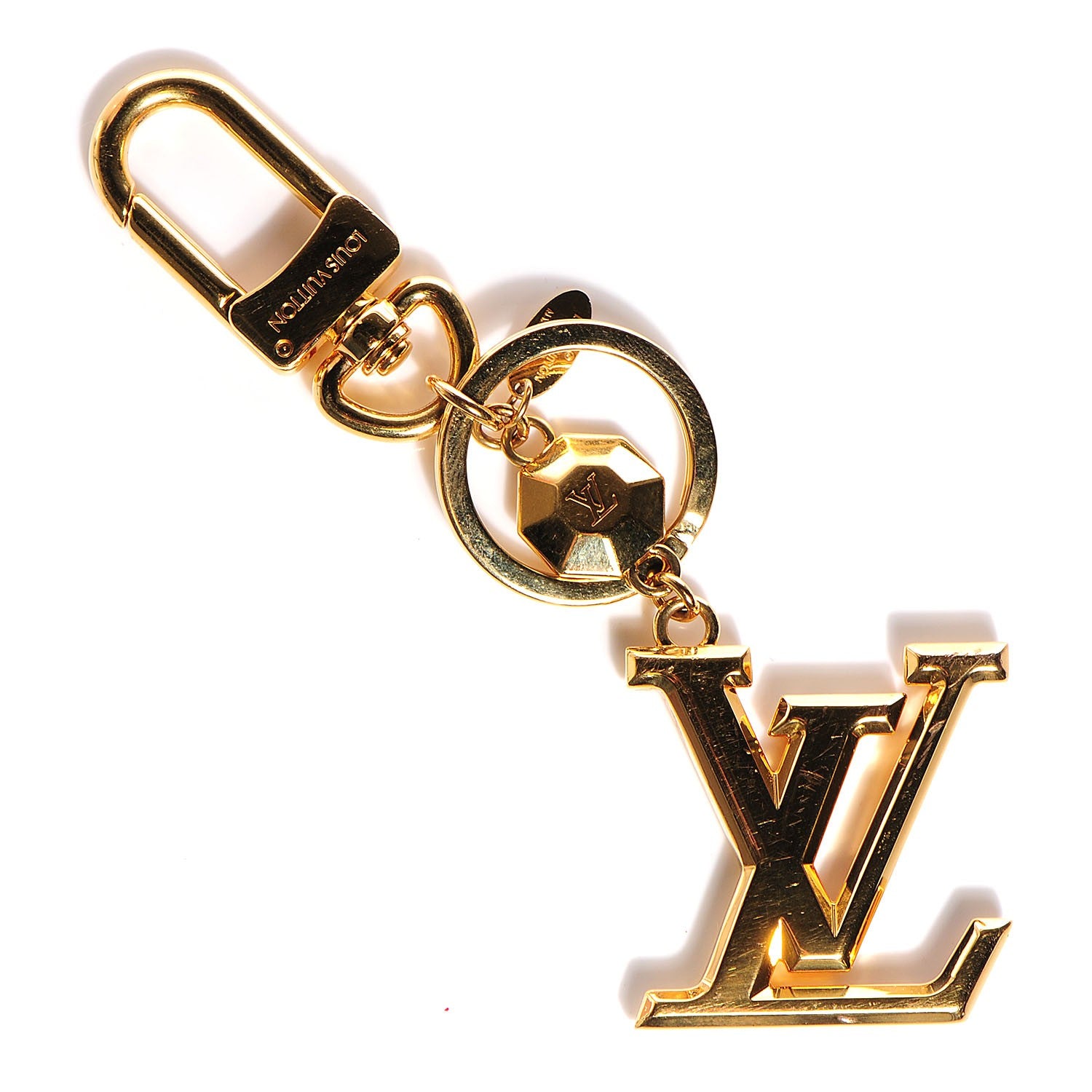 Louis Vuitton LV Facettes Key Holder Gold 1 of 6