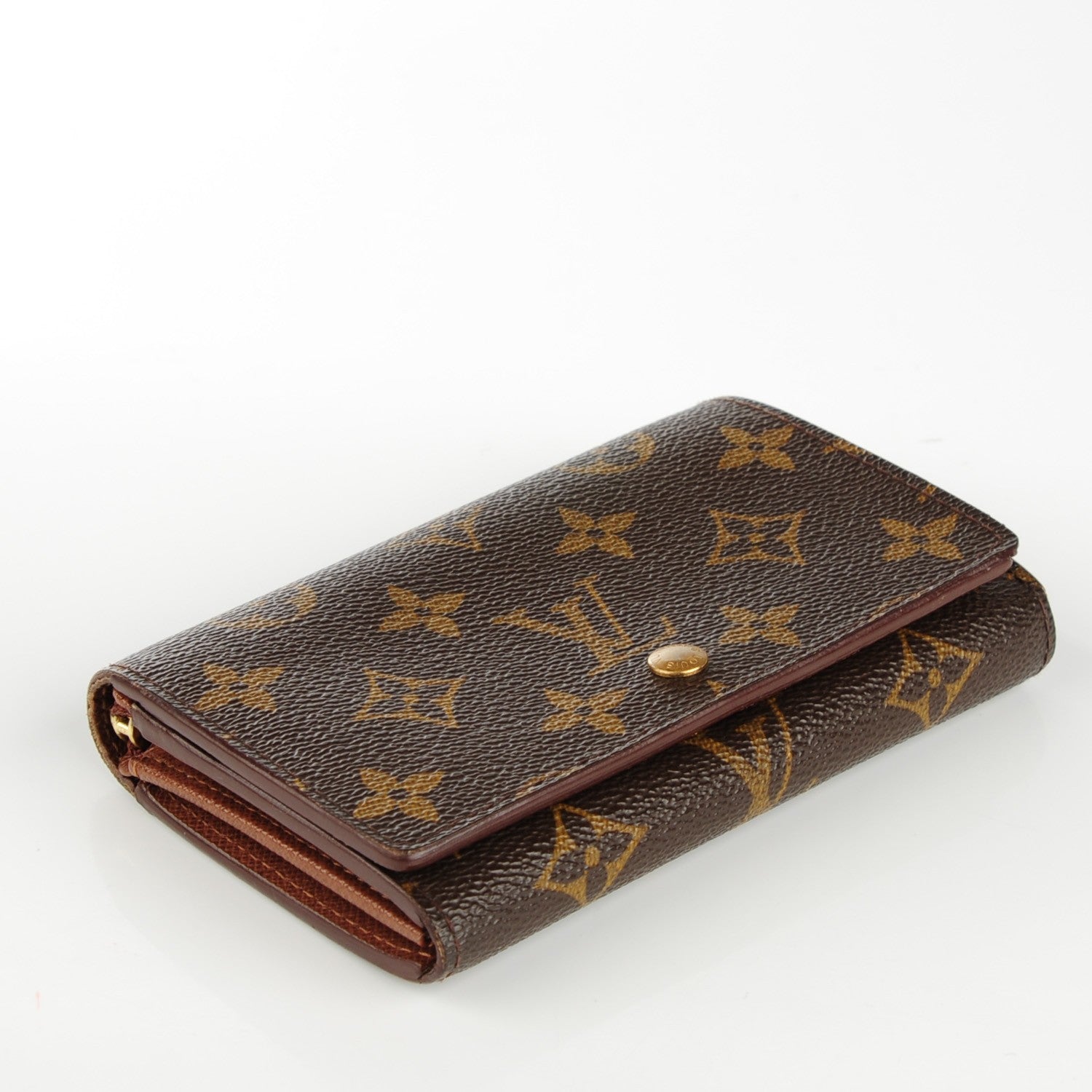 Louis Vuitton Monogram Porte-Monnaie Tresor Wallet 4 of 9