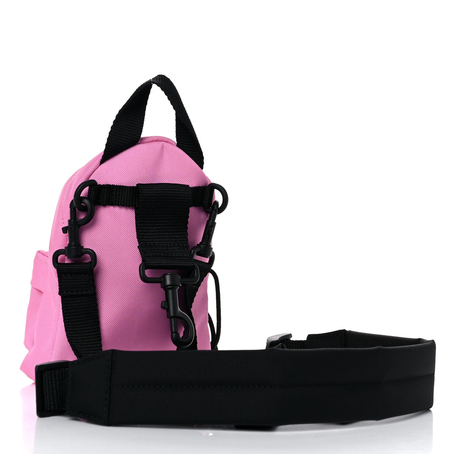 Balenciaga Recycled Casual Nylon Mini Oversized Backpack Pink 4 of 12
