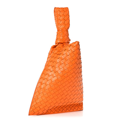Bottega Veneta Nappa Intrecciato BV Twist Orange 3 of 9