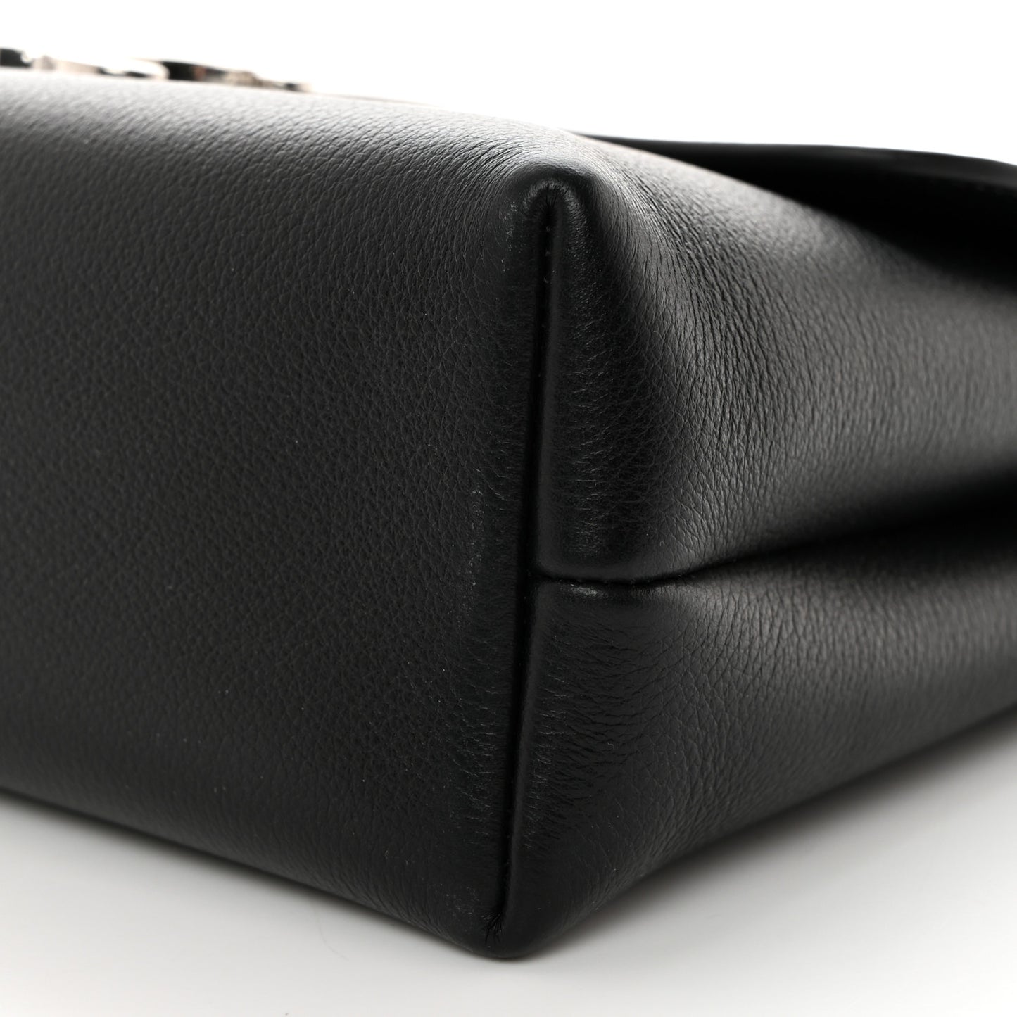 Supple Calfskin Medium Victoire Bag Black