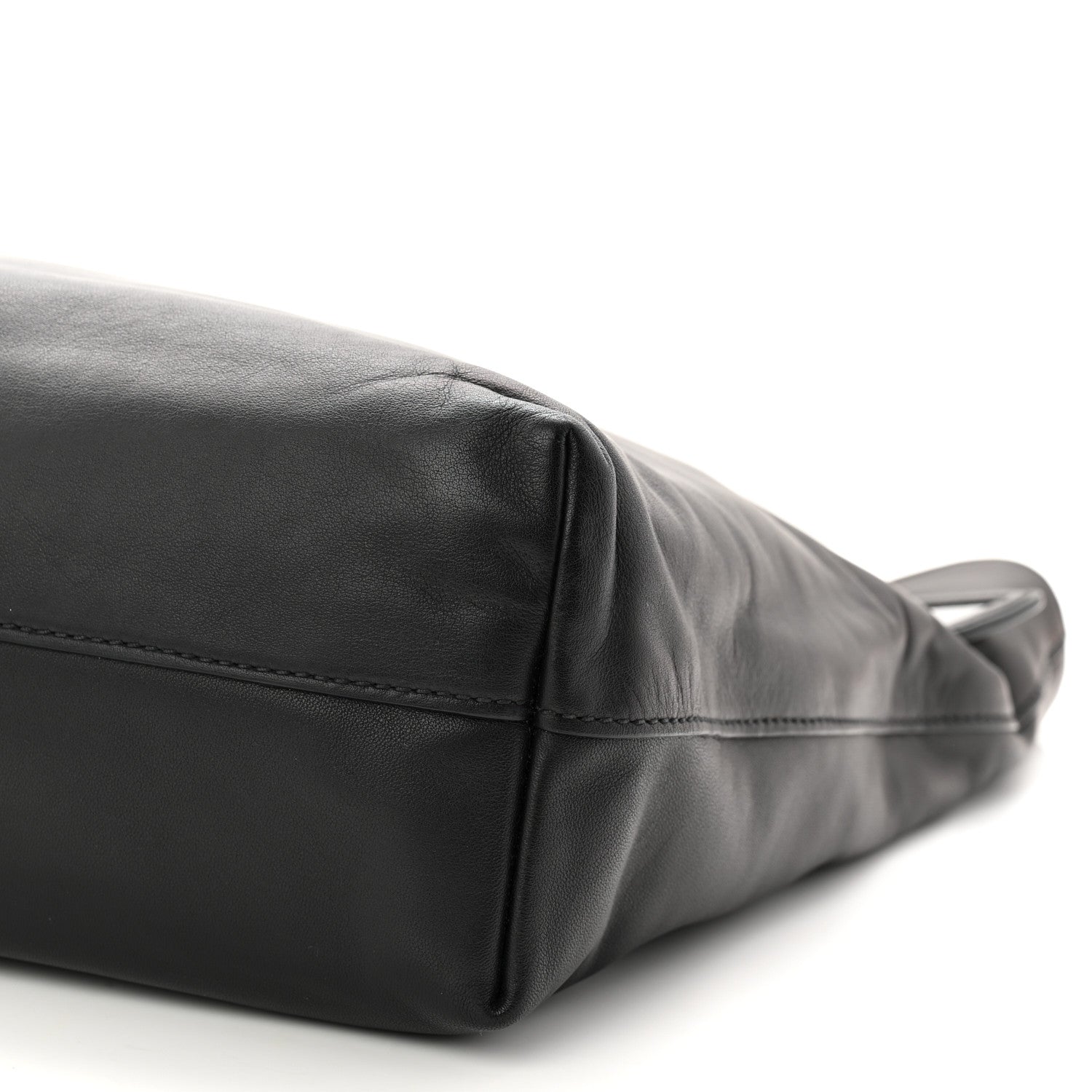 Prada Soft Calf Shopping Tote Black 10 of 10