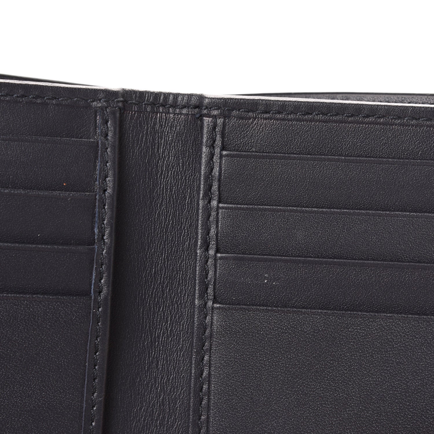 Gucci GG Supreme Monogram Blooms Bi-Fold Wallet Beige Blue Navy 7 of 8