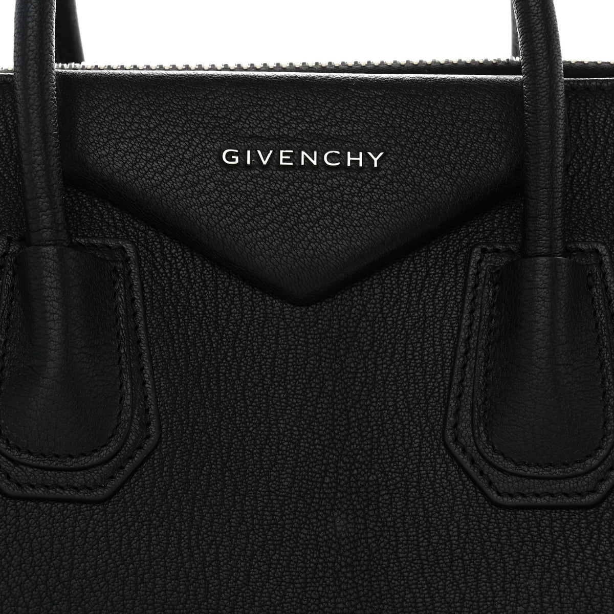 Sugar Goatskin Medium Antigona Black