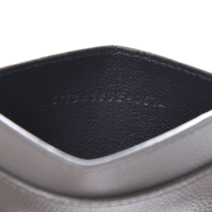 Saint Laurent Grain De Poudre Card Case Earth 7 of 8