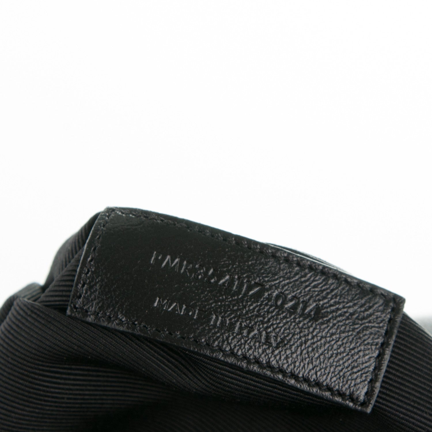Saint Laurent Grain De Poudre Matelasse Chevron Monogram Shopping Bag Black 7 of 7