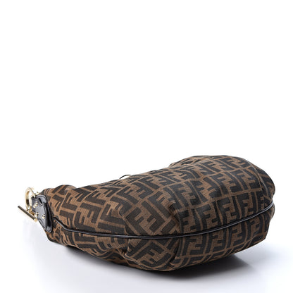 Fendi Zucca Small Chef Chain Hobo Tobacco 3 of 9