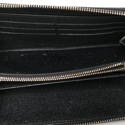 Louis Vuitton Epi Zippy Organizer Wallet Black 5 of 12