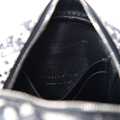 Saint Laurent Python Embossed Calfskin Monogram Blogger Bag Black Beige 9 of 10