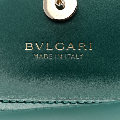 Bulgari Calfskin Serpenti Forever Miniature Bag Charm Emerald Green 5 of 9