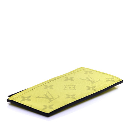 Louis Vuitton Monogram Taiga Coin Card Holder Yellow 5 of 9