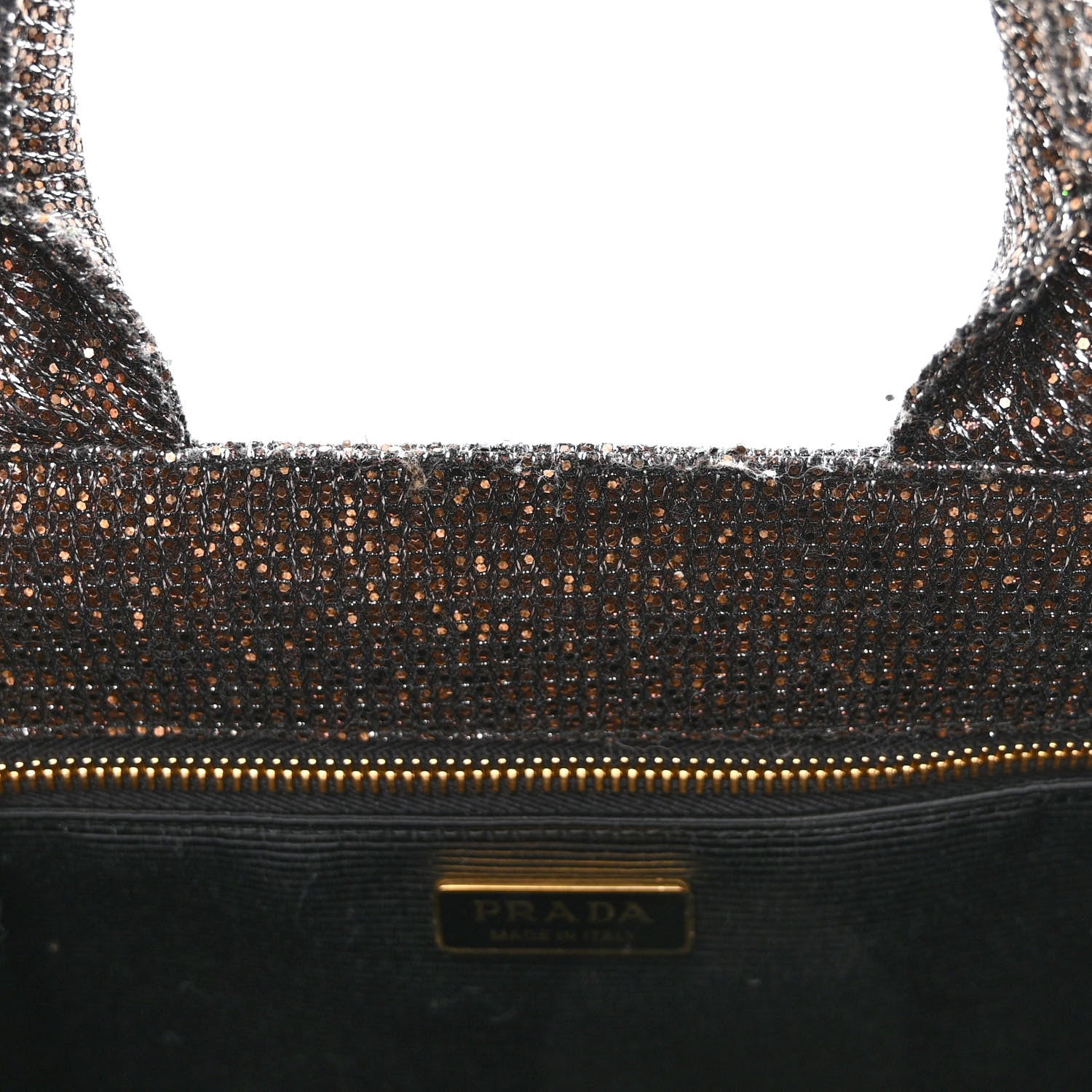 Prada Broccato Chain Tote Caffé 10 of 10