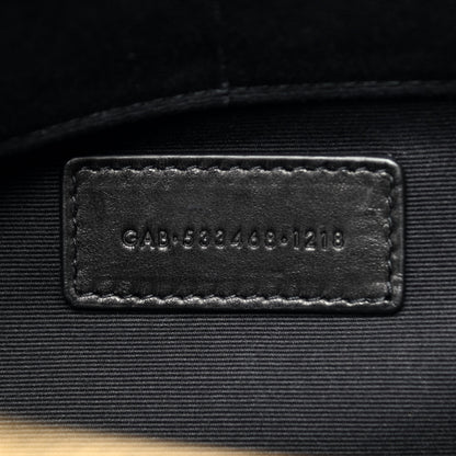 Saint Laurent Lambskin Patchwork Monogram Jamie Document Holder Black 7 of 11