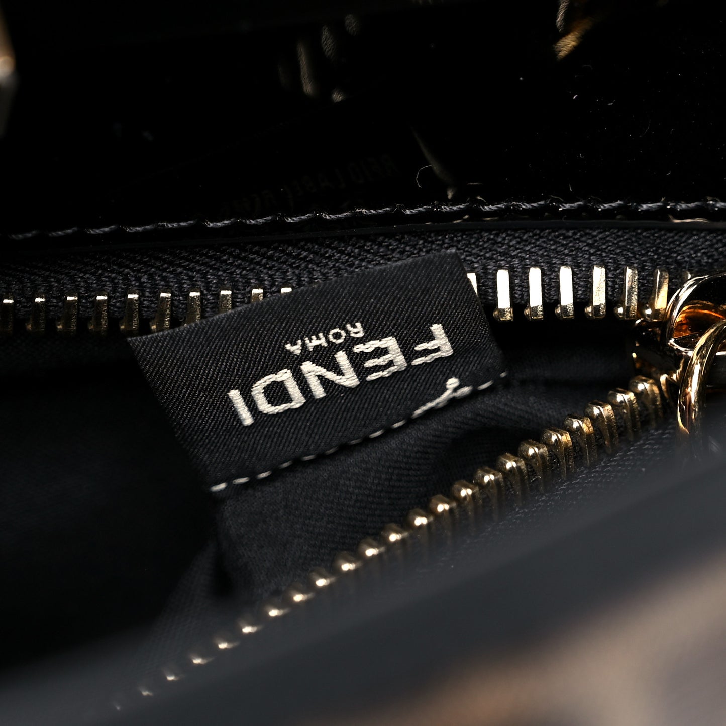 Patent Medium Peekaboo Iconic Defender Satchel Black