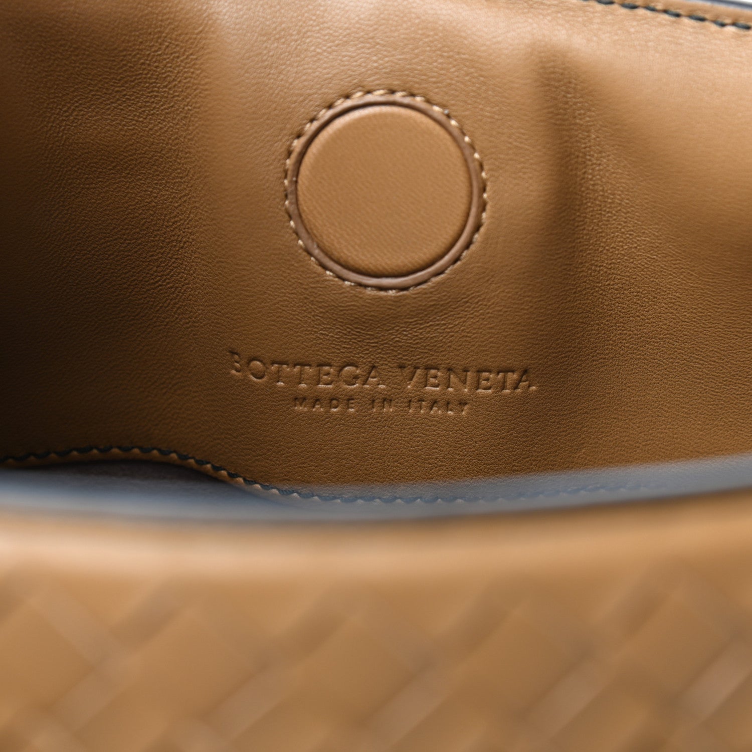 Bottega Veneta Nappa Intrecciato Top Handle Tote Camel 6 of 8